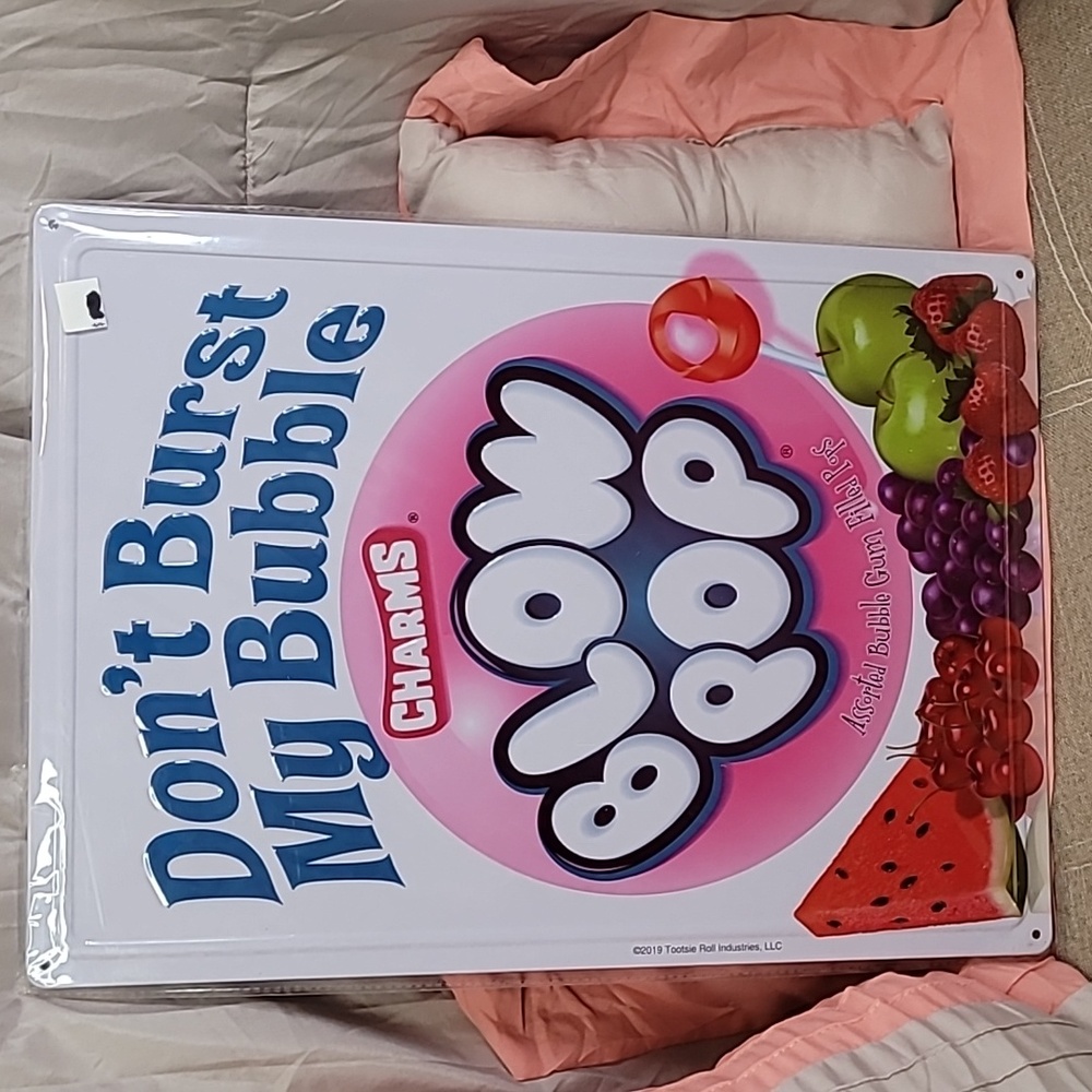 NEW, Chaerms Blow Pop Metal Sign